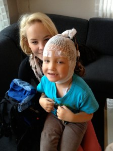 Ambulatorisk EEG- registrering (foto privat)