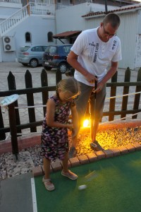 En kveld med minigolf turné