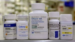 et lite utvalg antidepressiva