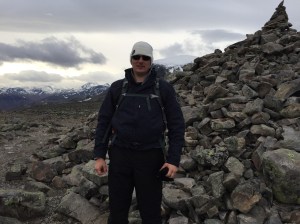 Mannen min på toppen